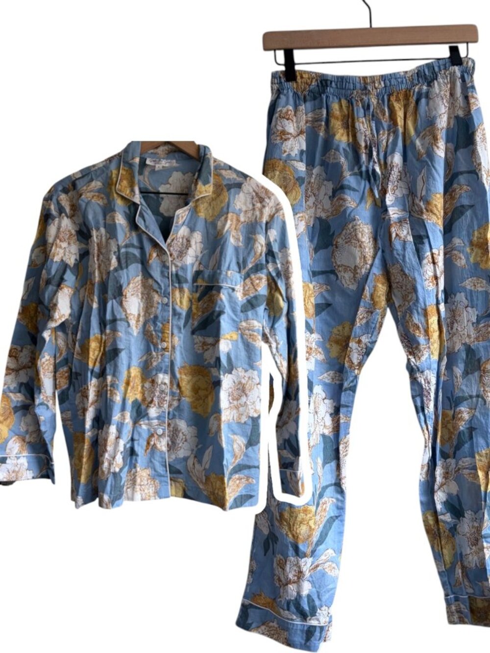 100% Organic Cotton Soothe Our Souls Floral Pajama Set Sybil Small